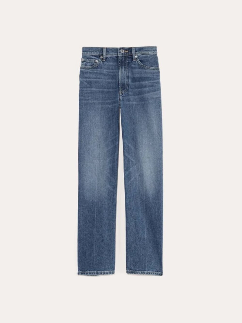 Everlane The Cheeky Straight Jean size 28R Vintage Mid Blue